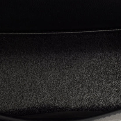 Hermes Kelly 20cm Sellier Black Epsom Gold Hardware