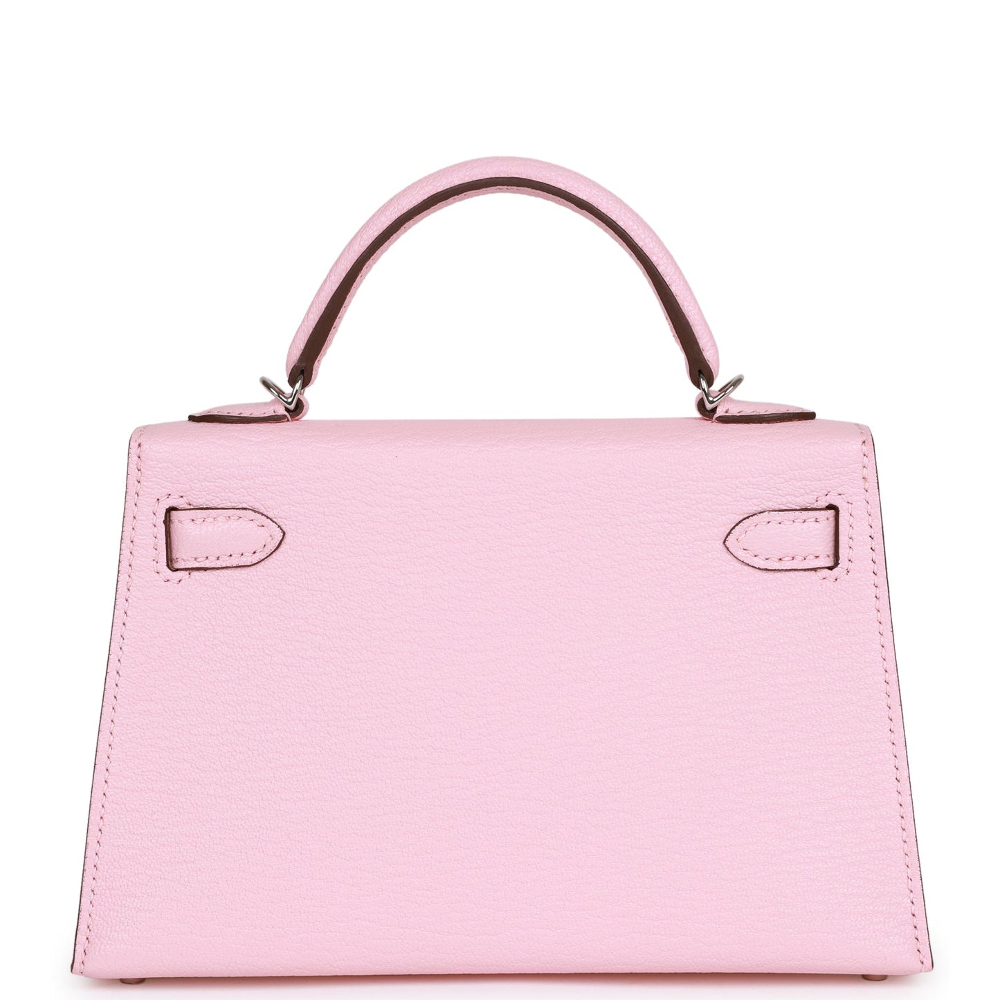 Hermes Kelly 20 Sellier Rose Sakura Chevre Palladium Hardware