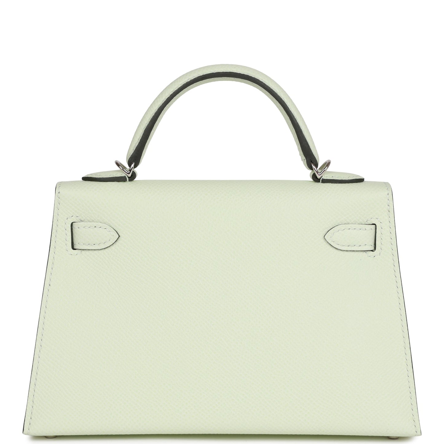 Hermes Kelly 20 Sellier Vert Fizz Epsom Palladium Hardware