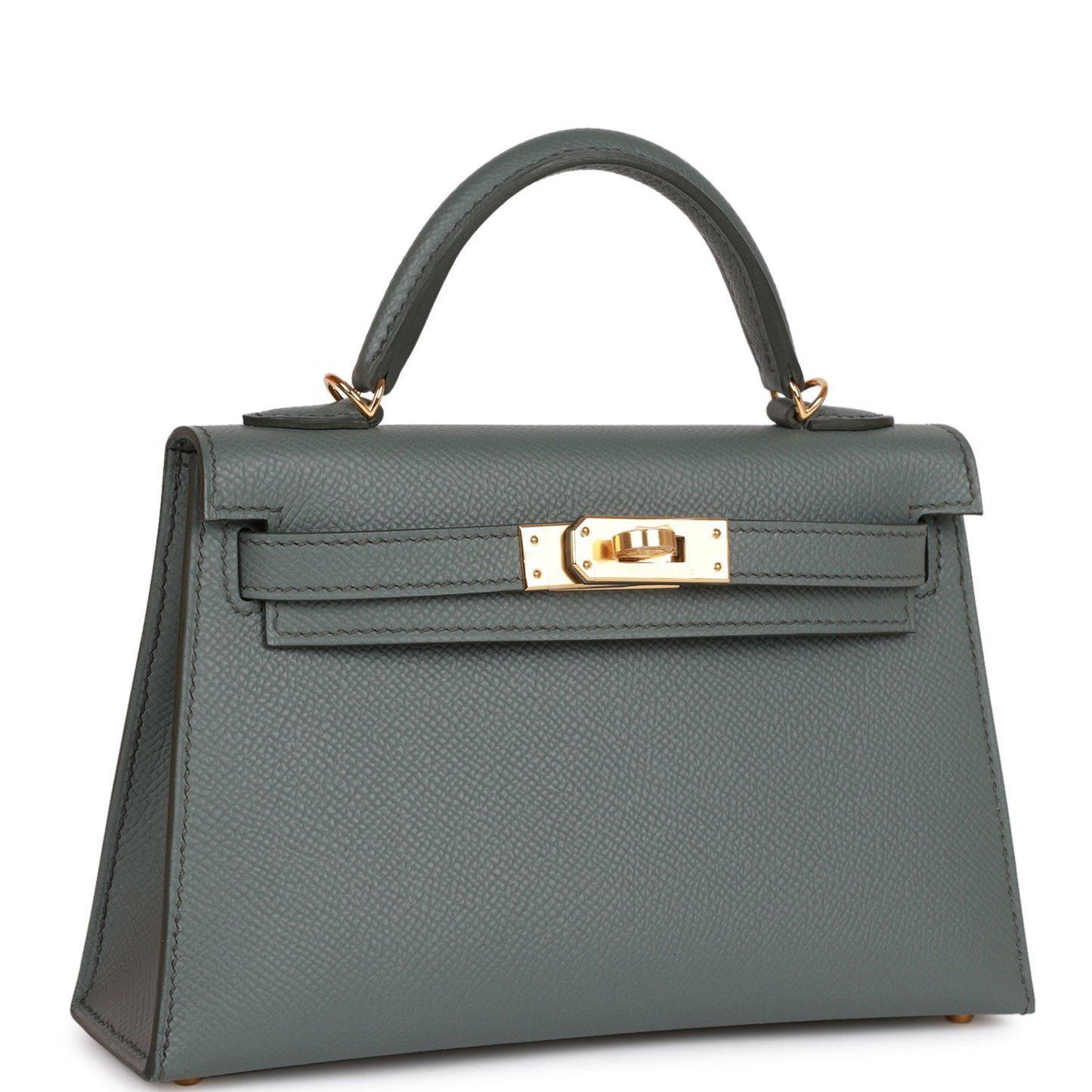 Hermes Kelly 20 Sellier Vert Amande Epsom Gold Hardware