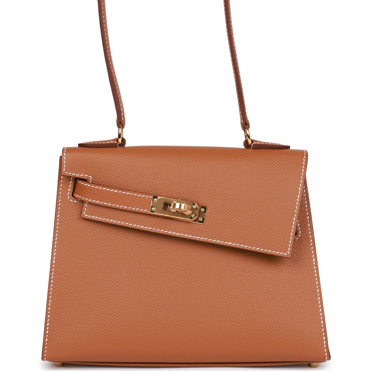 Hermes Kelly 20 Sellier en Desordre Gold Epsom Gold Hardware