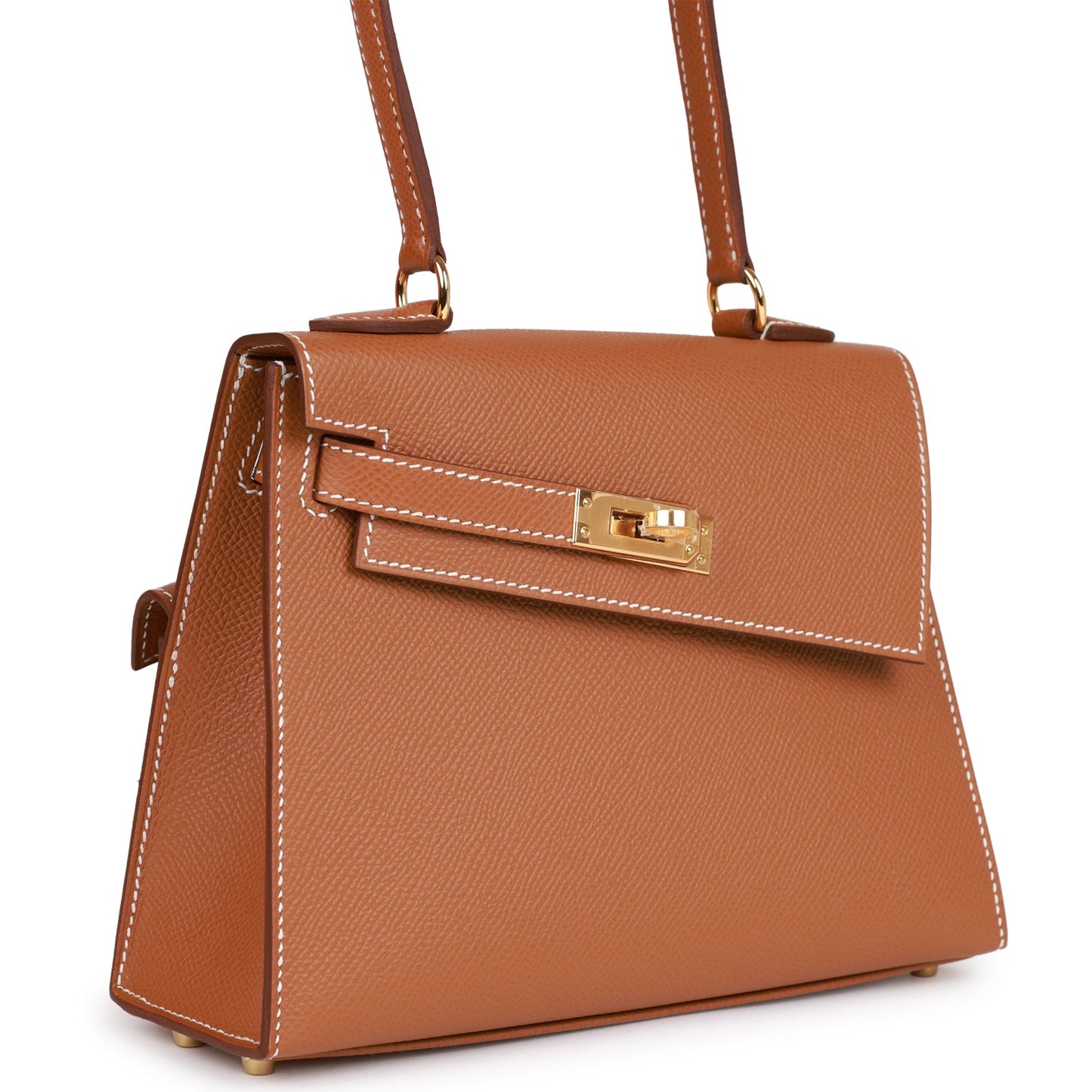 Hermes Kelly 20 Sellier en Desordre Gold Epsom Gold Hardware