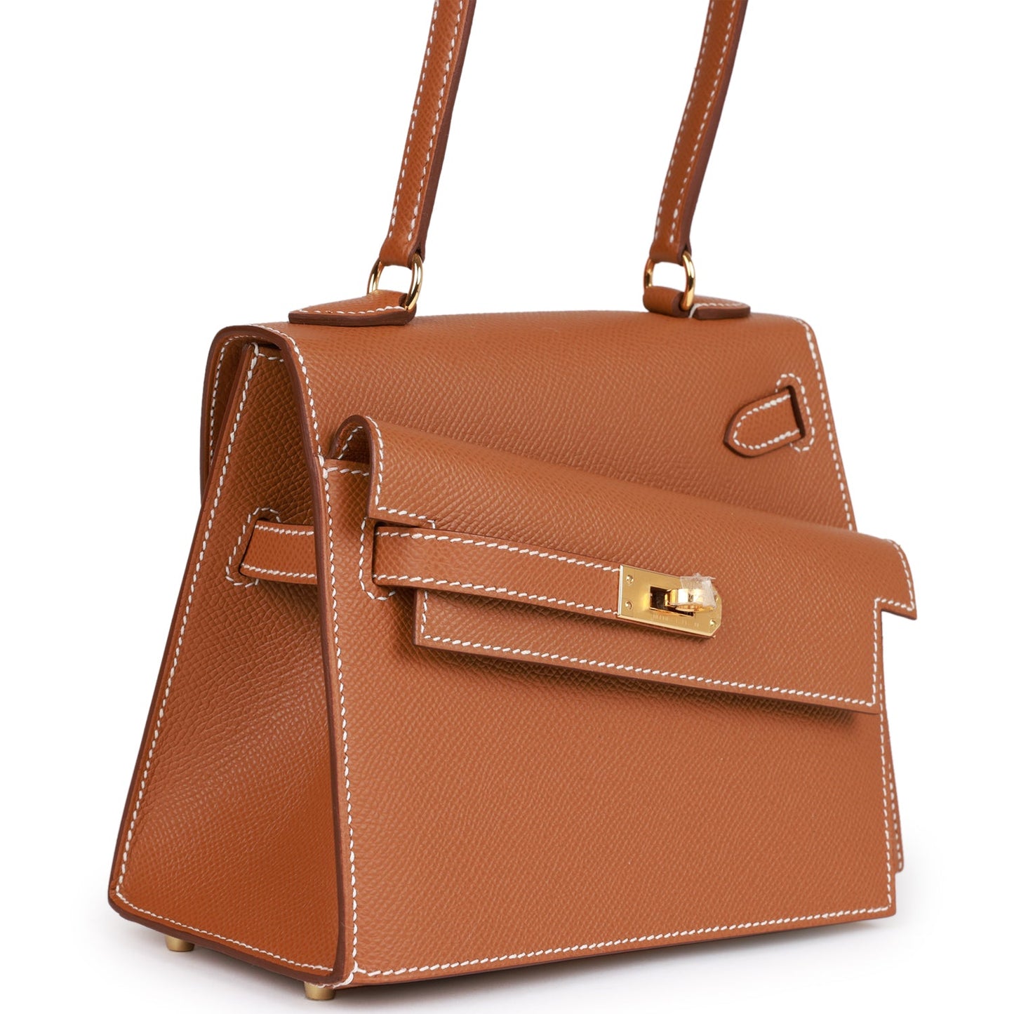 Hermes Kelly 20 Sellier en Desordre Gold Epsom Gold Hardware