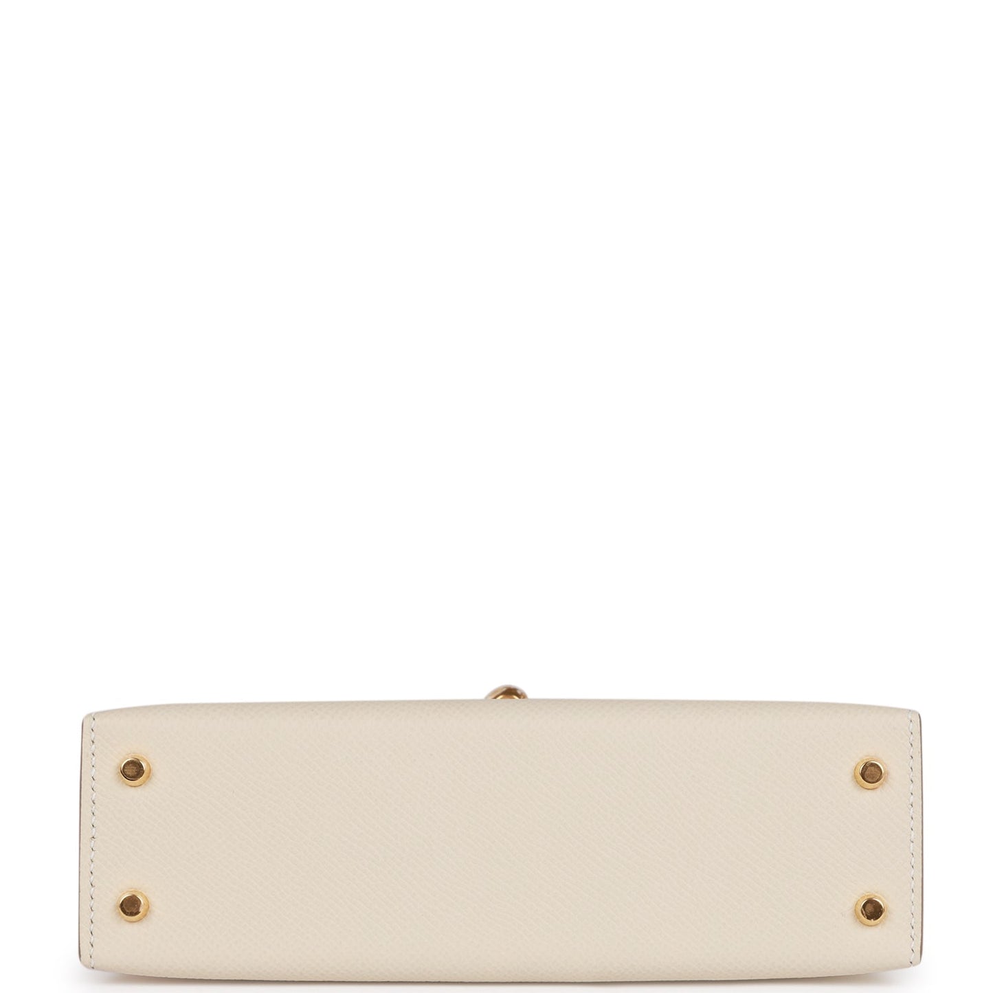 Hermes Kelly 20 Sellier Craie Epsom Gold Hardware