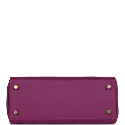 Hermes Kelly Retourne 25 Anemone Swift Permabrass Hardware