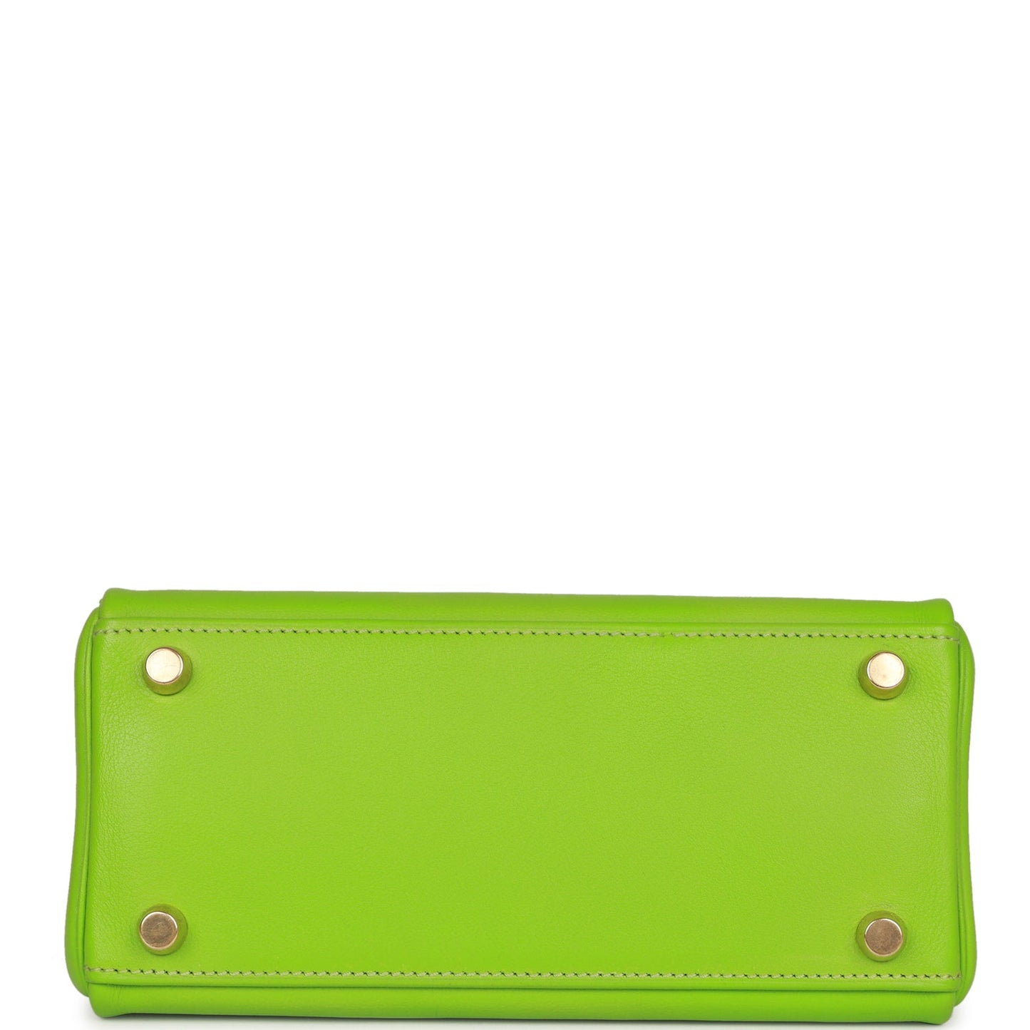 Hermes Kelly 20 Retourne Vert Cru Gulliver Gold Hardware