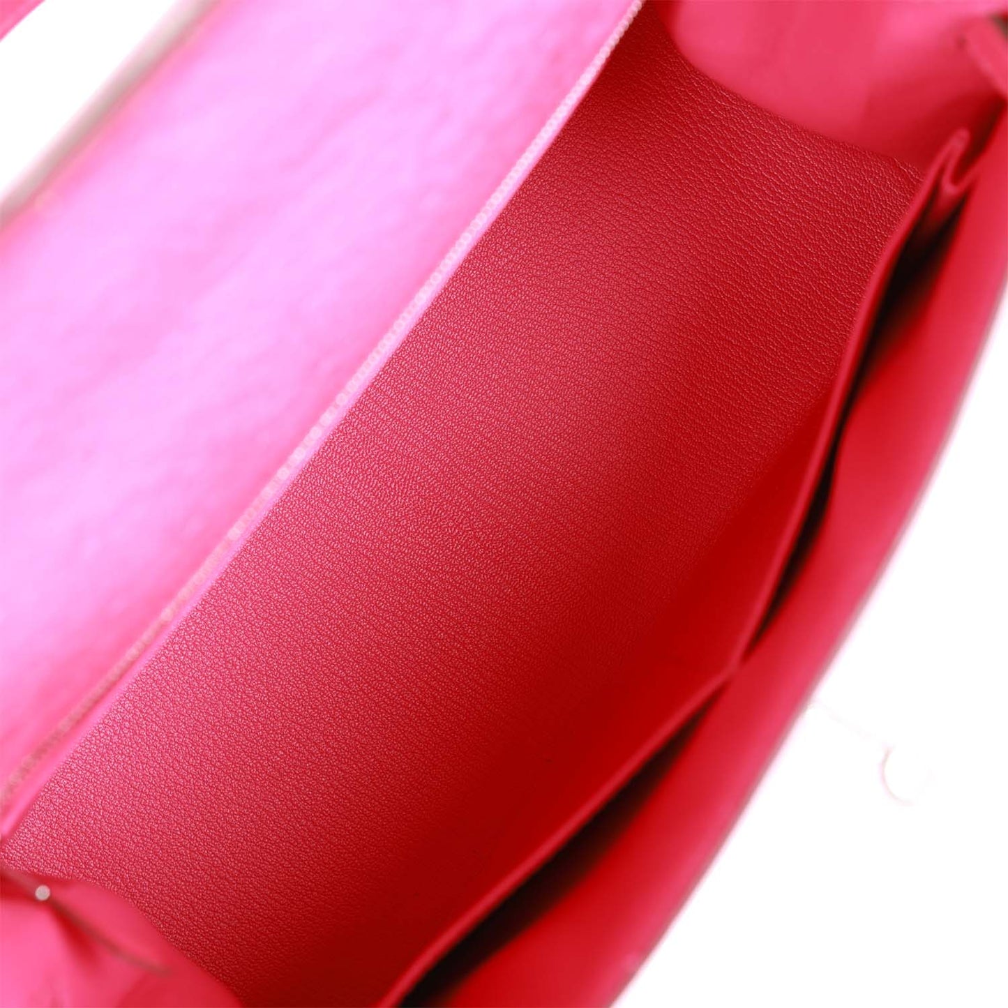 Hermes Kelly 28  Sellier Rose Tyrien Ostrich Palladium Hardware