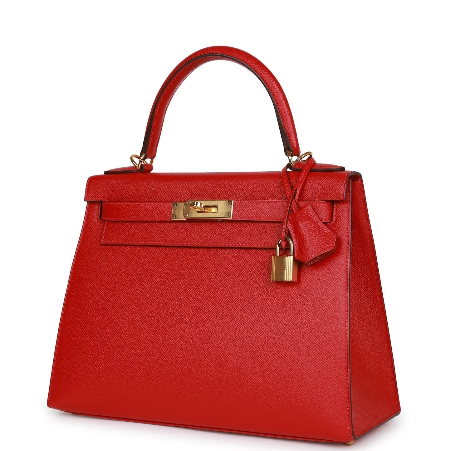 Hermes Kelly 28 Sellier Rouge Casaque Epsom Gold Hardware