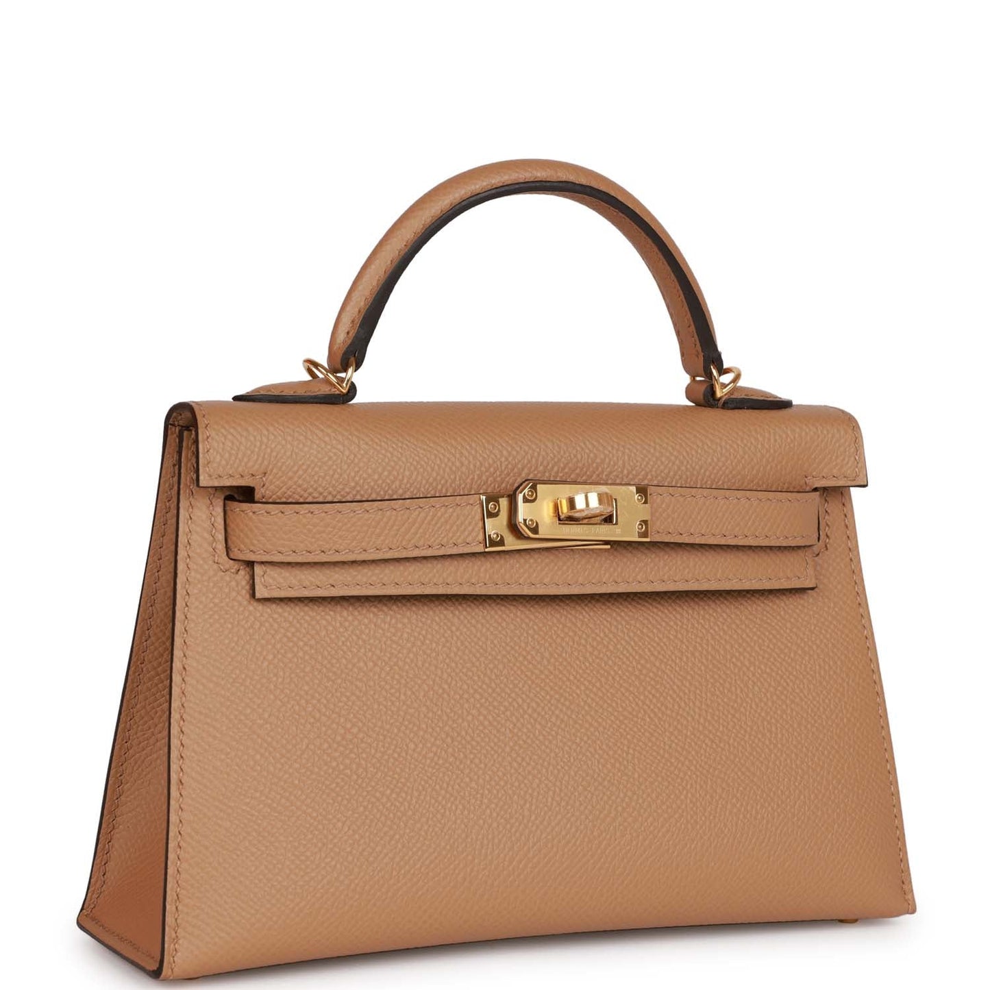 Hermes Kelly 20 Sellier Chai Epsom Gold Hardware