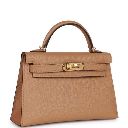 Hermes Kelly 20 Sellier Chai Epsom Gold Hardware
