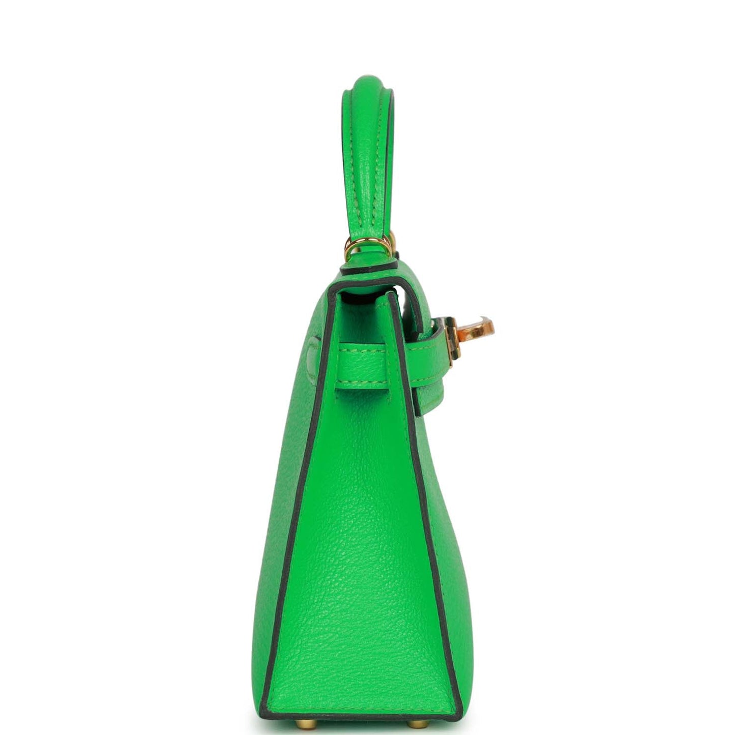 Hermes Kelly 20 Sellier Vert Comics Chevre Gold Hardware