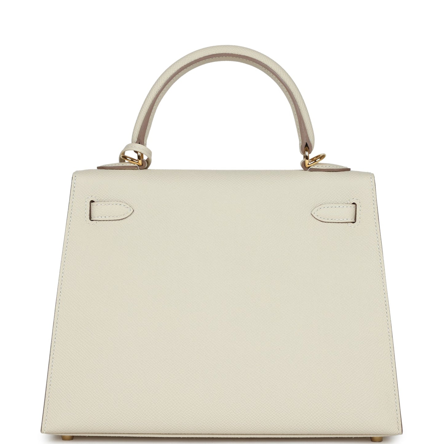 Hermes Kelly Sellier 25 Craie Epsom Gold Hardware