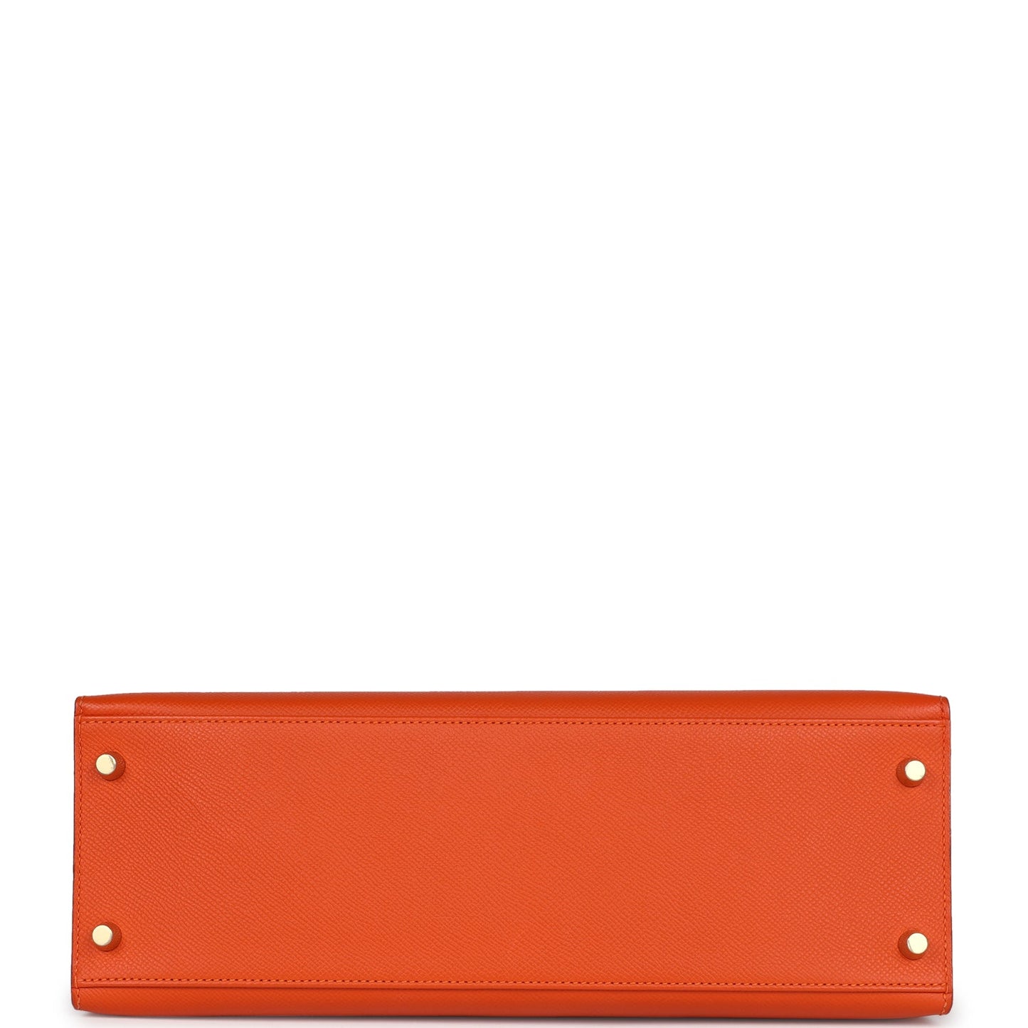 Pre-owned Hermes Kelly Sellier 32 Feu Epsom Gold Hardware