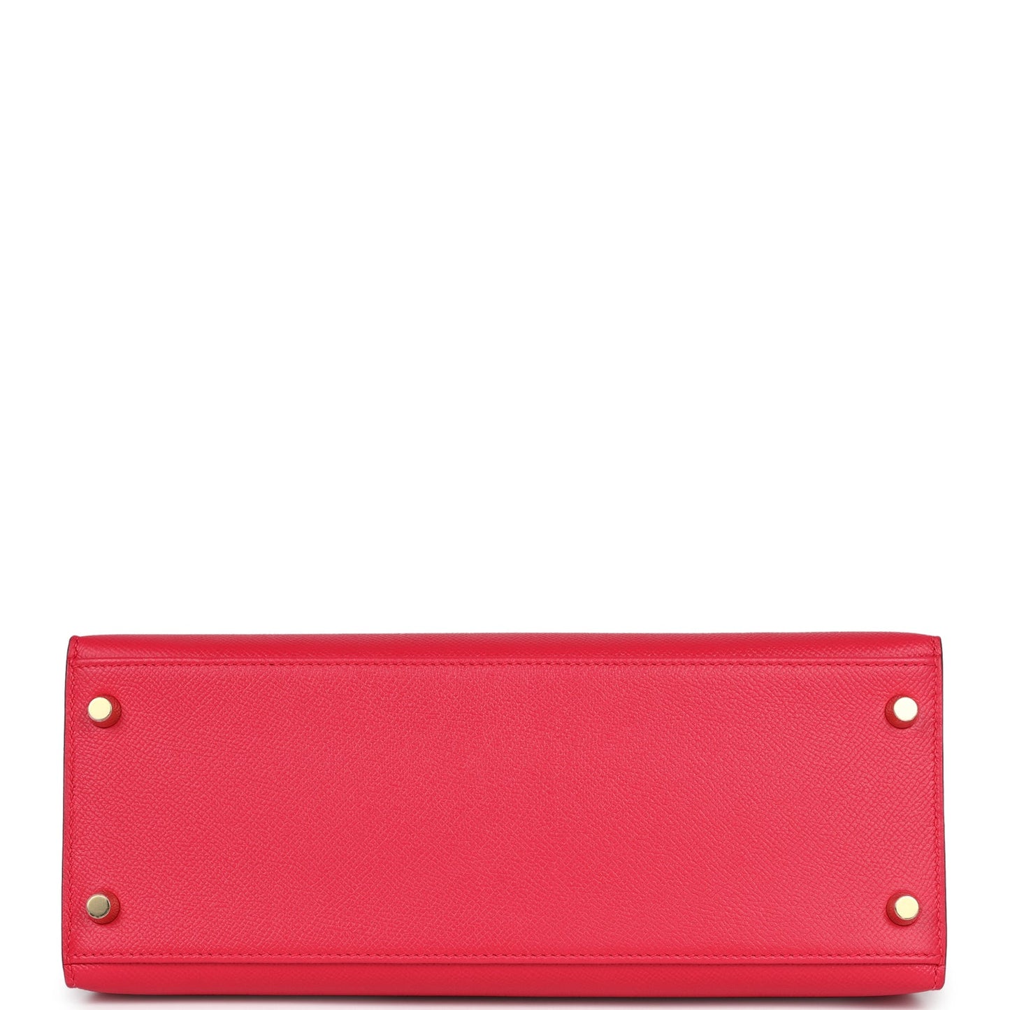 Pre-owned Hermes Kelly Sellier 28 Rose Extreme Epsom Gold Hardware