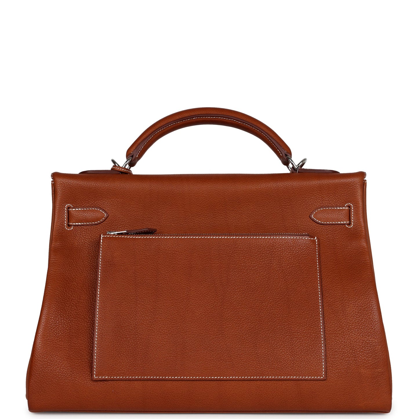 Hermes Kelly 42 Maxi Fauve Barenia Faubourg Palladium Hardware