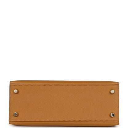 Hermes Kelly Sellier 25 Sesame Epsom Gold Hardware