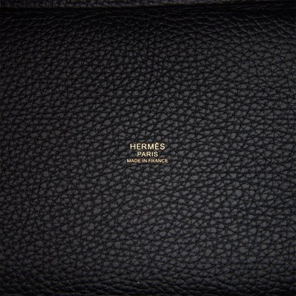 Hermes Picotin Lock 18 Black Clemence Gold Hardware