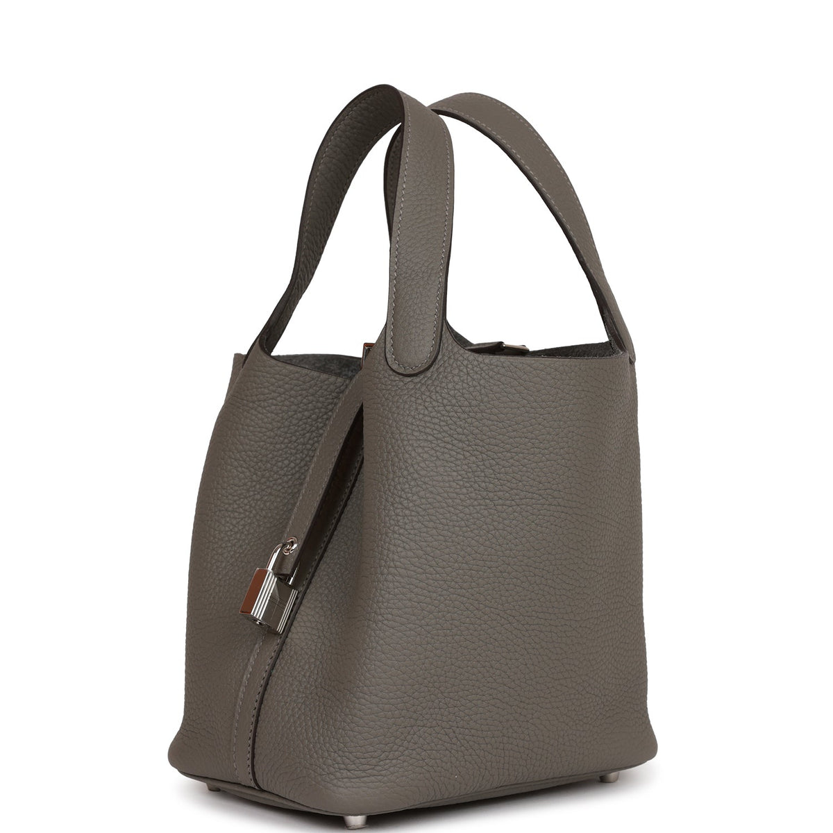 Hermes Picotin Lock 18 Gris Meyer Clemence Palladium Hardware