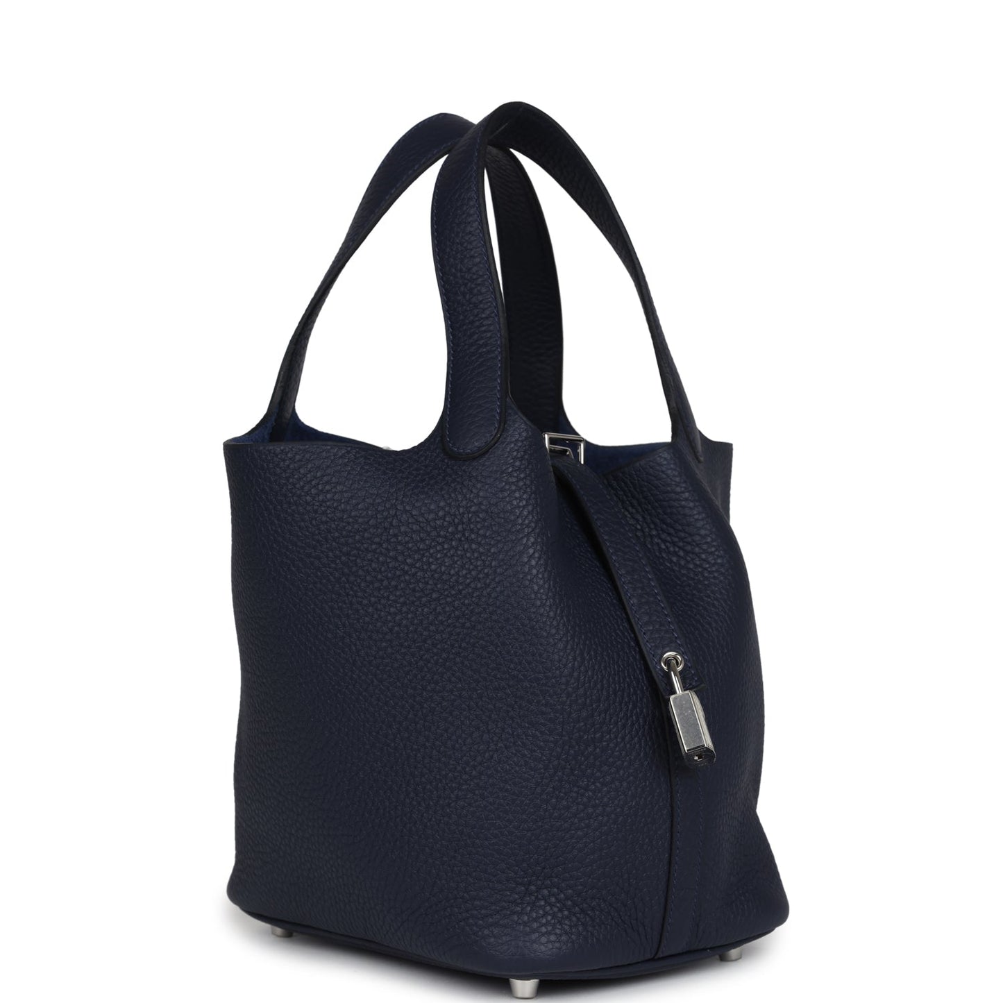 Hermes Picotin Lock 18 Bleu Nuit Clemence Palladium Hardware