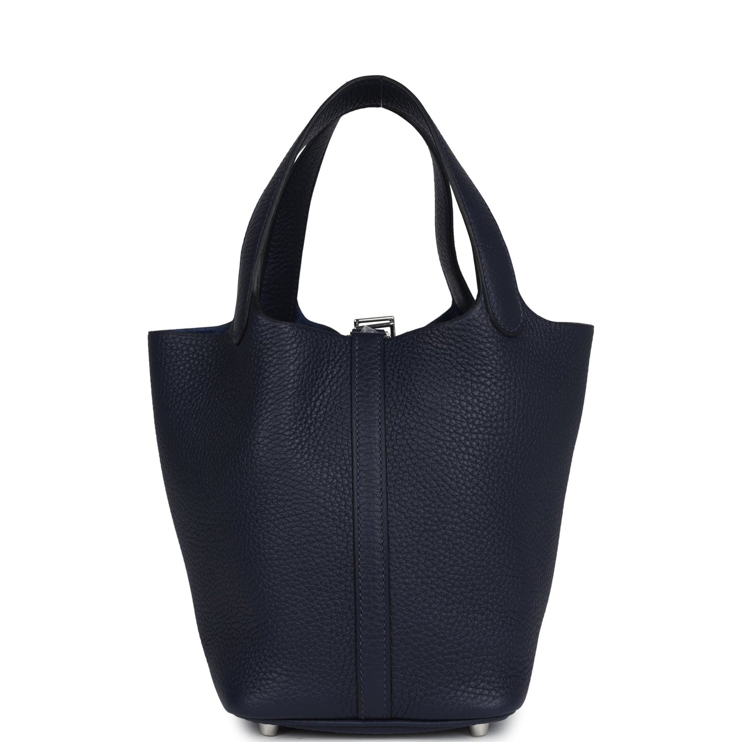 Hermes Picotin Lock 18 Bleu Nuit Clemence Palladium Hardware