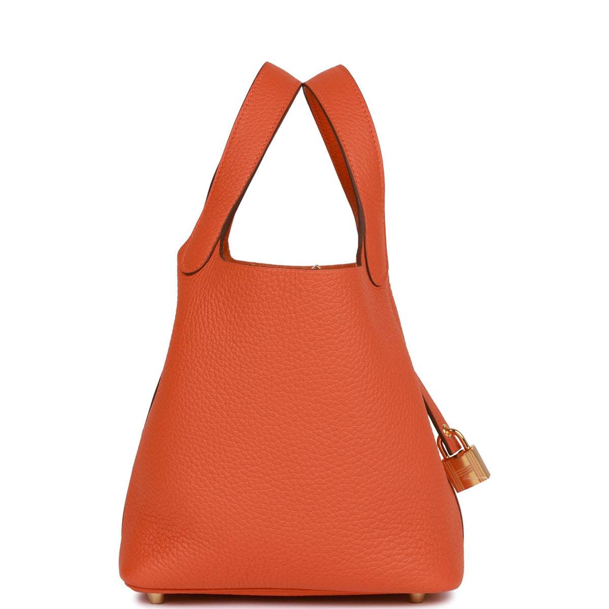 Hermes Picotin Lock 18 Orange Clemence Gold Hardware