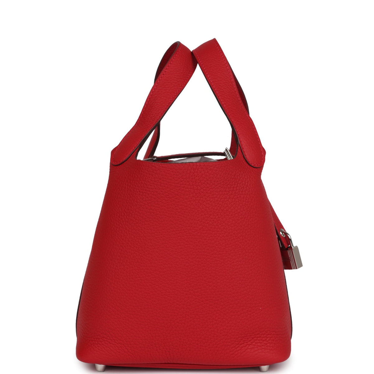Hermes Picotin Lock 18 Vermillion Clemence Palladium Hardware