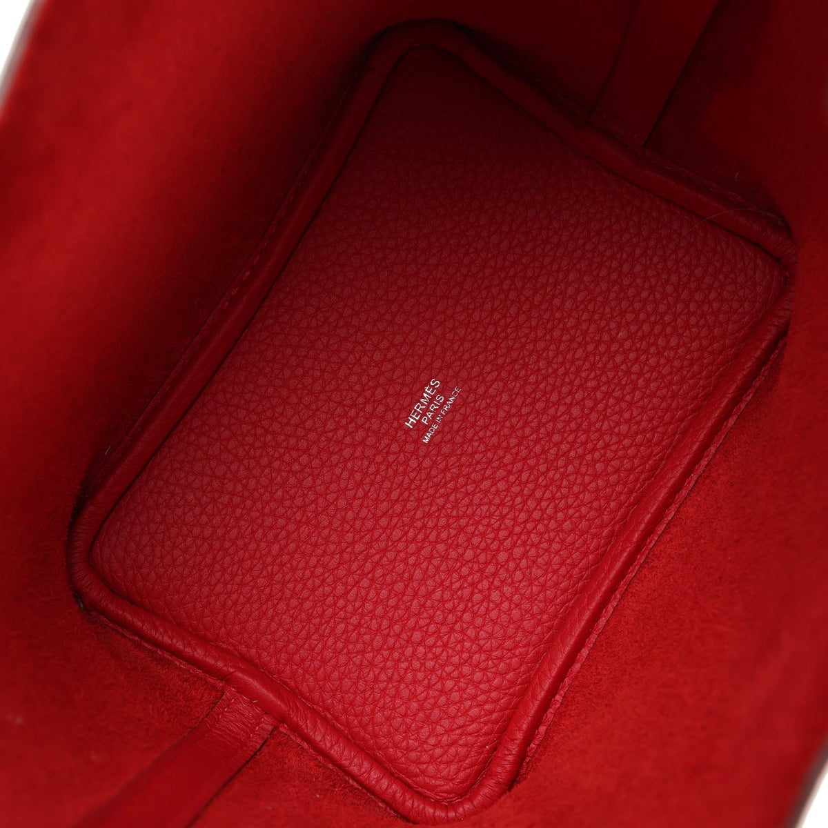 Hermes Picotin Lock 18 Vermillion Clemence Palladium Hardware