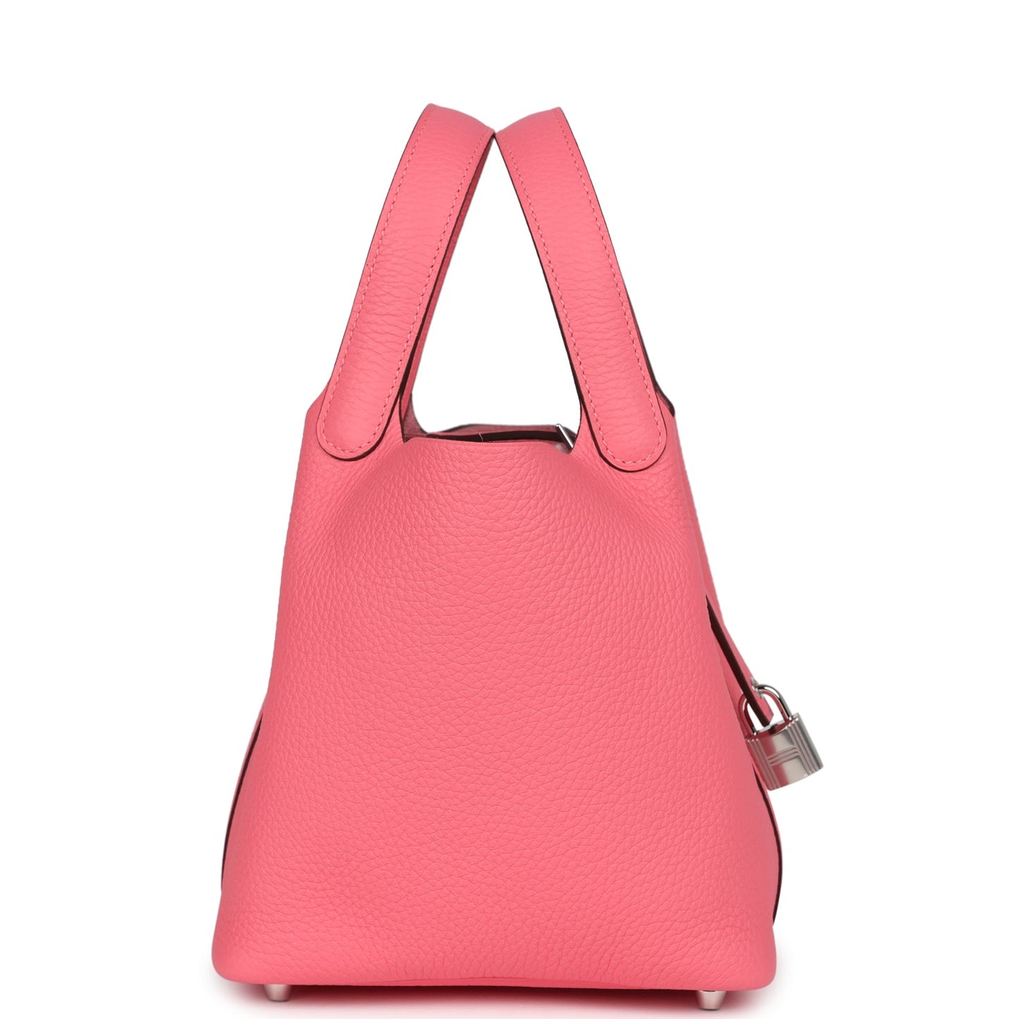 Hermes Picotin Lock 18 Rose Azalee Clemence Palladium Hardware