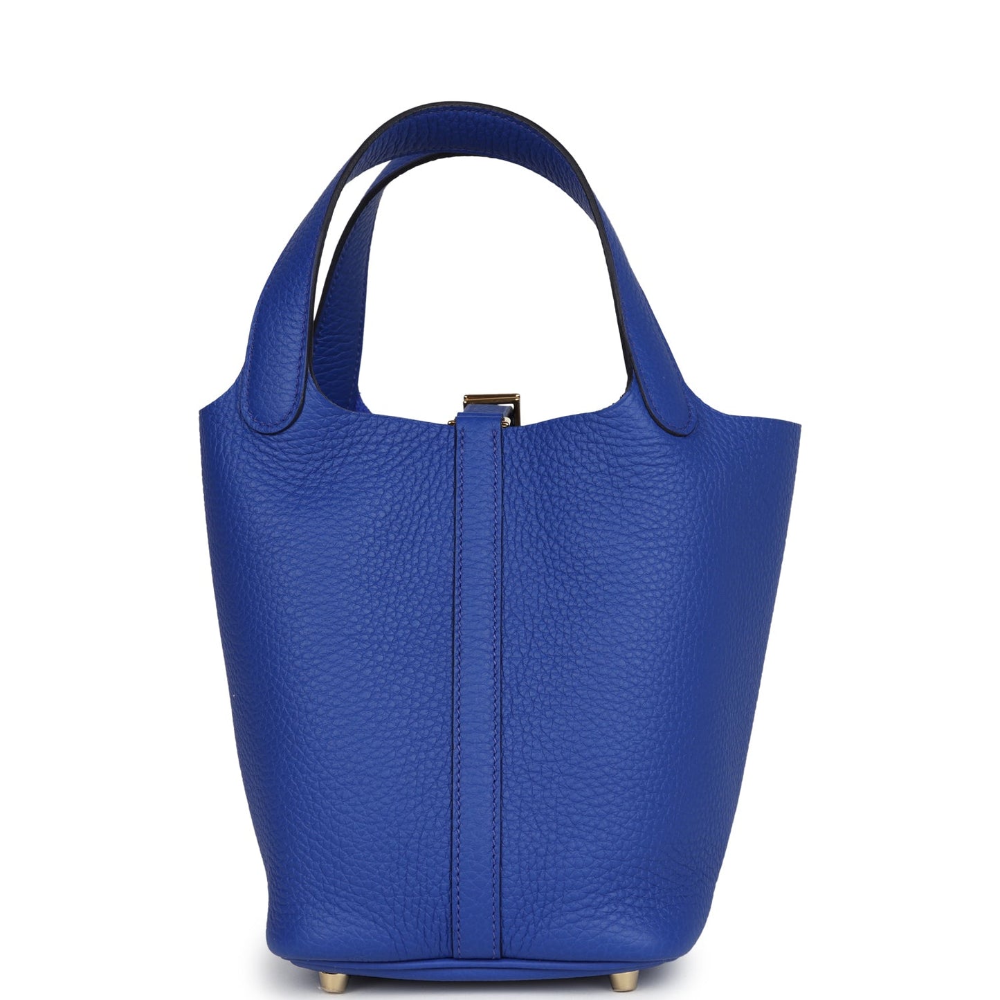 Hermes Picotin Lock 18 Bleu Royal Clemence Gold Hardware