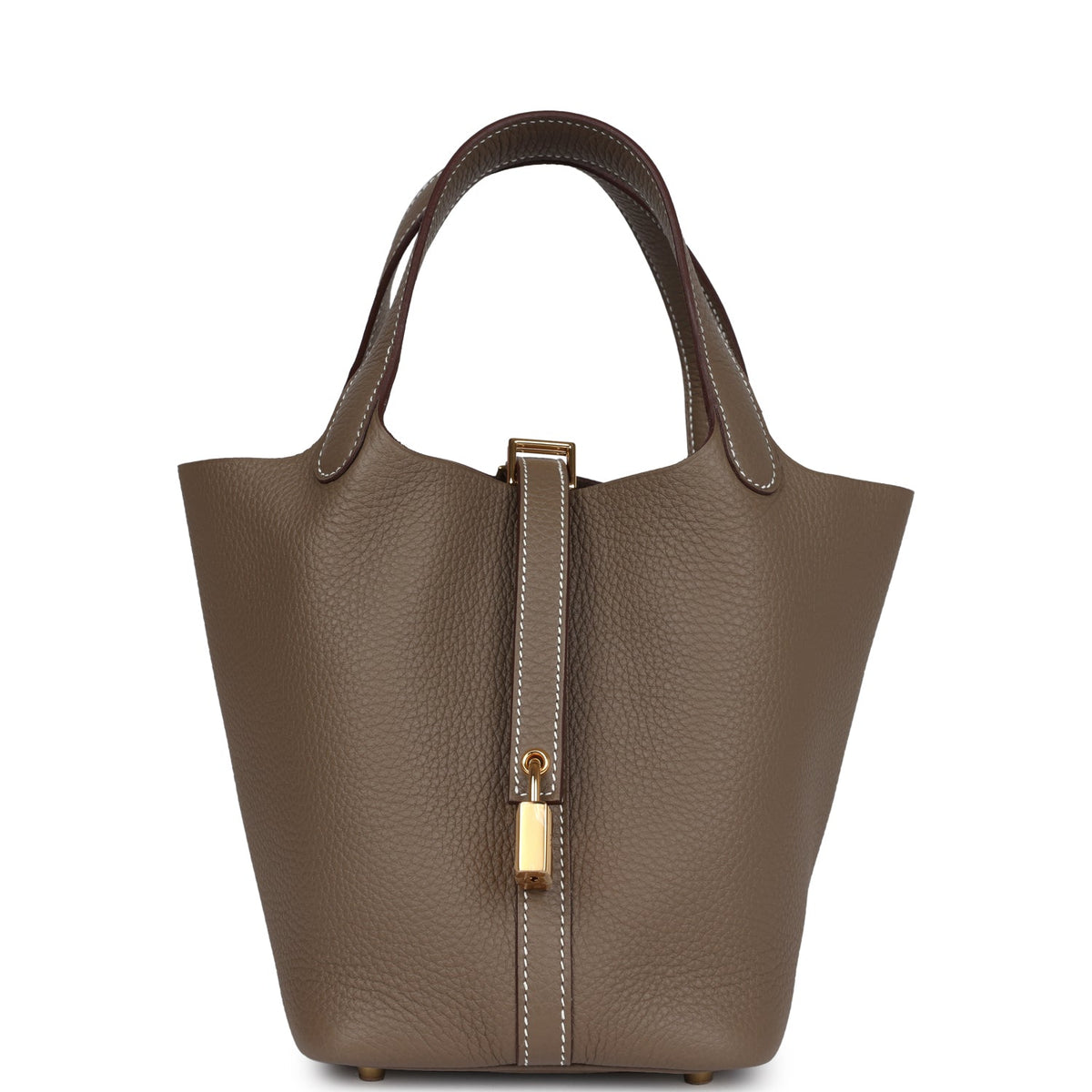 Hermes Picotin Lock 18 Etoupe Clemence Gold Hardware
