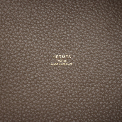 Hermes Picotin Lock 18 Etoupe Clemence Gold Hardware