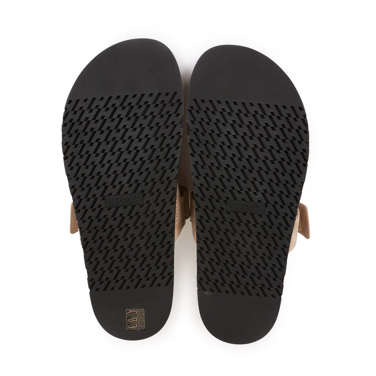 Hermes Chypre Sandals Gris Tourterelle Suede 43