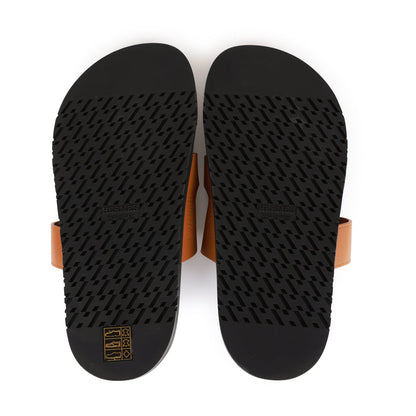 Hermes Chypre Sandals Gold Calfskin 37