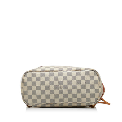 Gray Louis Vuitton Damier Azur Neverfull PM Tote Bag