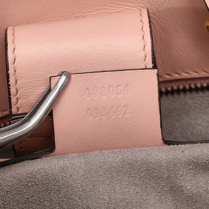 Pink Gucci Medium GG Marmont Matelasse Tote Satchel