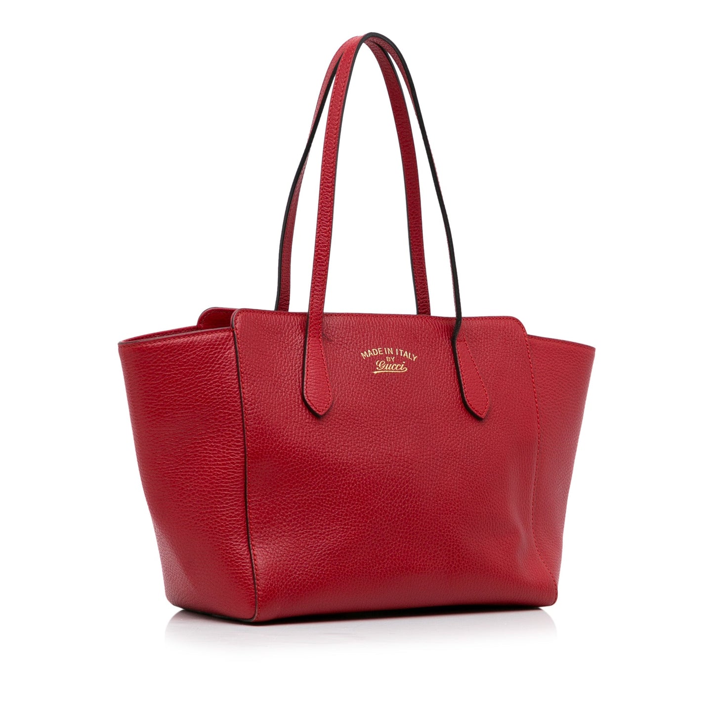 Red Gucci Medium Swing Tote Bag