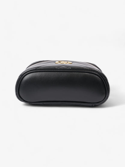 Gucci GG Marmont Vanity Black Matelasse Leather Mini