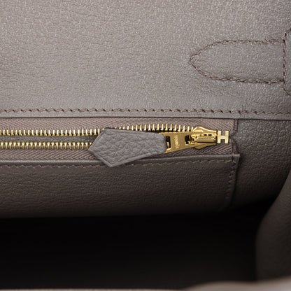 Hermes Birkin 30 Etain Togo Rose Gold Hardware