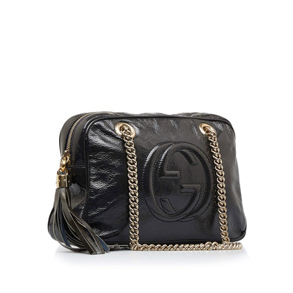 Gucci Soho Chain Black Leather