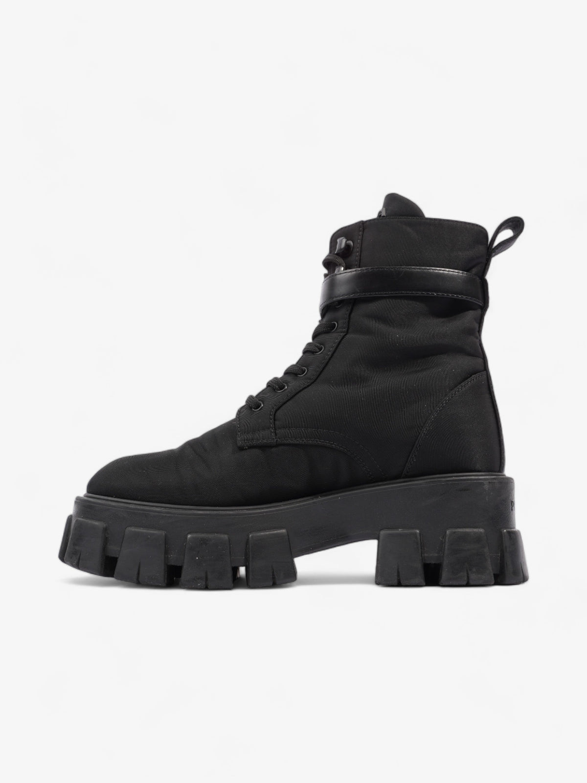 Prada Monolith Boots 60 Black Re Nylon EU 37 UK 4