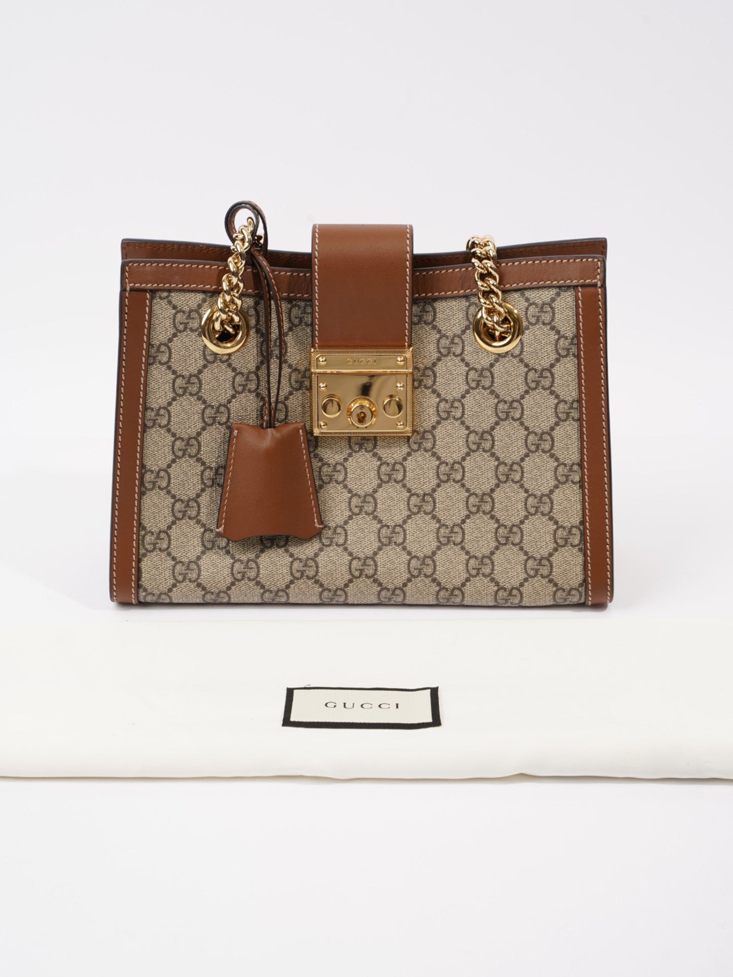Gucci Padlock GG Supreme / Brown Canvas Small