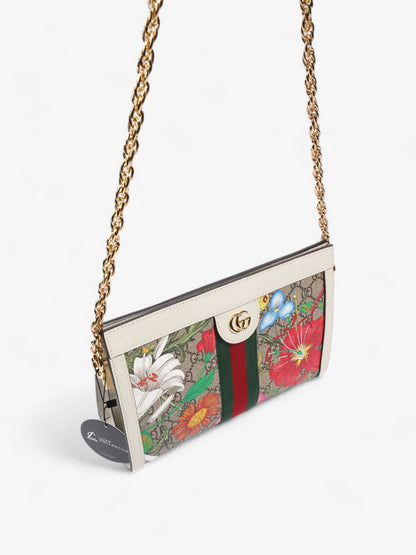 Gucci GG Flora Ophidia GG Supreme / White / Multicoloured Canvas