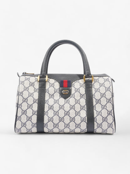 Gucci Vintage Web Doctors Bag GG Supreme / Navy Blue Canvas