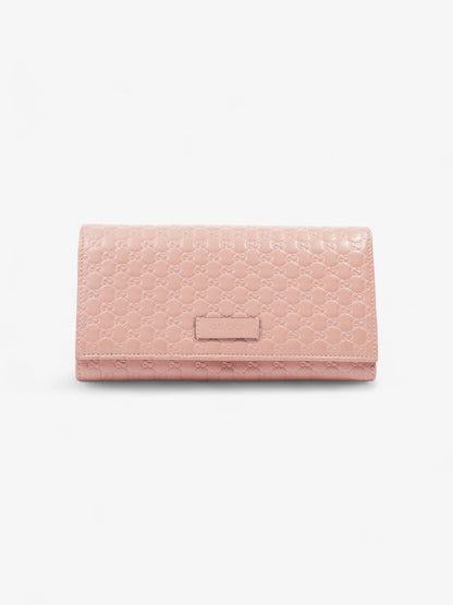 Gucci Continental Flap Wallet Pink Leather