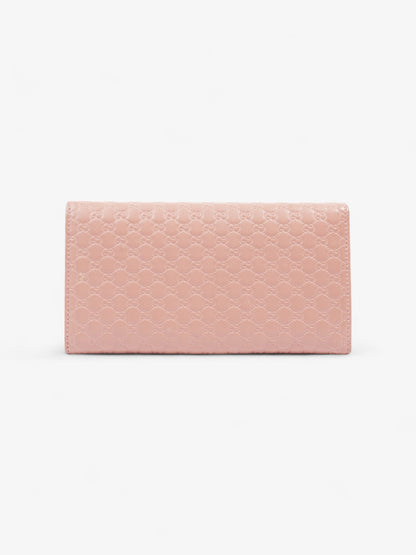 Gucci Continental Flap Wallet Pink Leather
