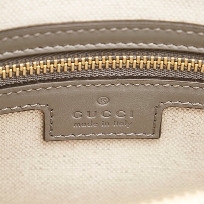 Gucci GG Handbag Grey Matelassé Leather