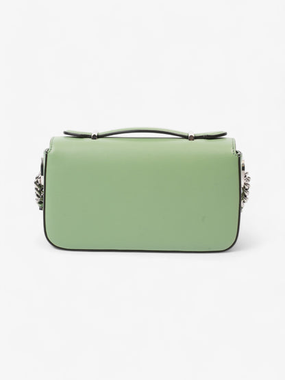 Gucci GG Shoulder Bag Light Green Leather Mini