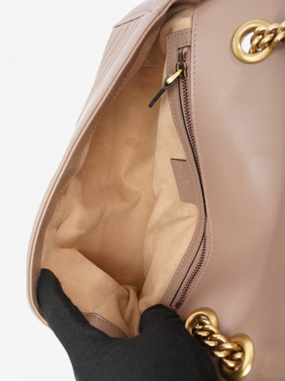 Gucci GG Marmont Dusty Pink Matelasse Leather Small