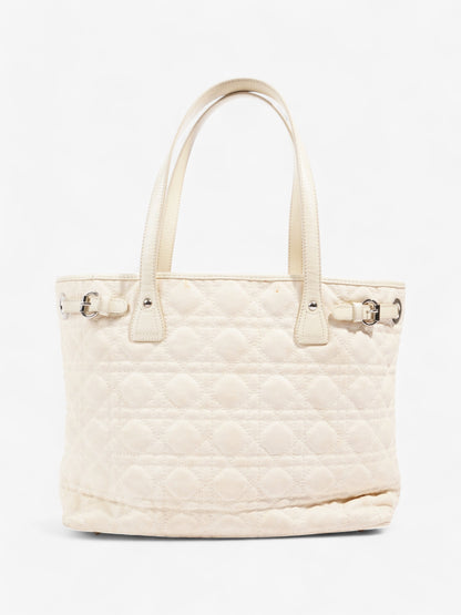 Christian Dior Panarea Tote Cream Canvas Small