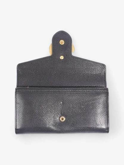 Gucci Marmont Wallet Black Leather